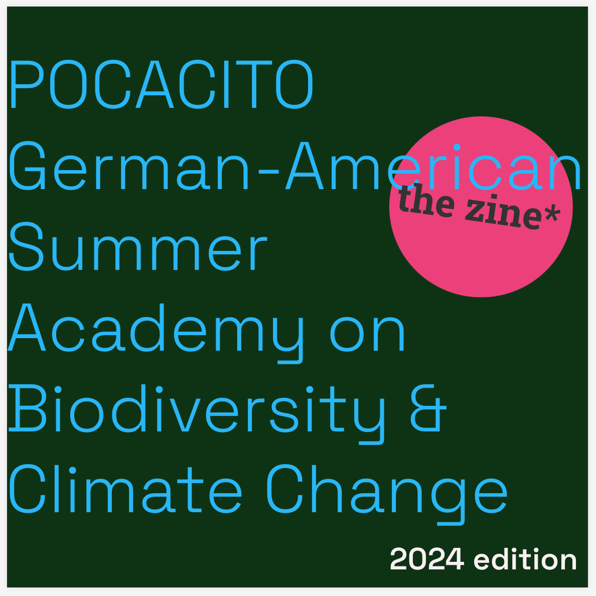 POCACITO Summer Academy Podcast and Zine, 2024 edition